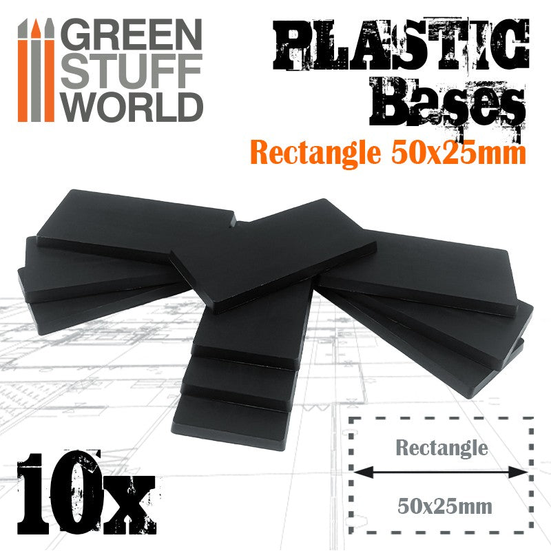 Copy of Hollow Plastic Bases - Square 20 mm - Green Stuff World