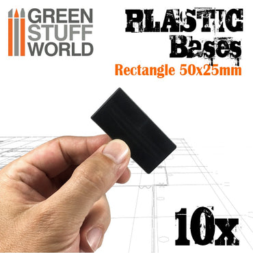 Copy of Hollow Plastic Bases - Square 20 mm - Green Stuff World