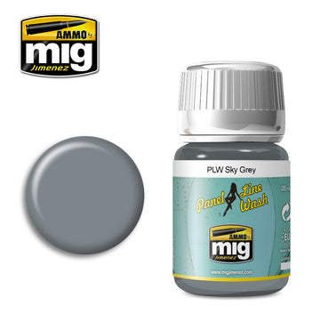 Ammo by MIG Panel Line Wash Sky Grey 35ml