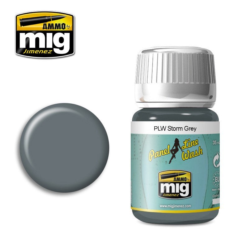 Ammo by MIG Panel Line Wash Storm Grey 35ml