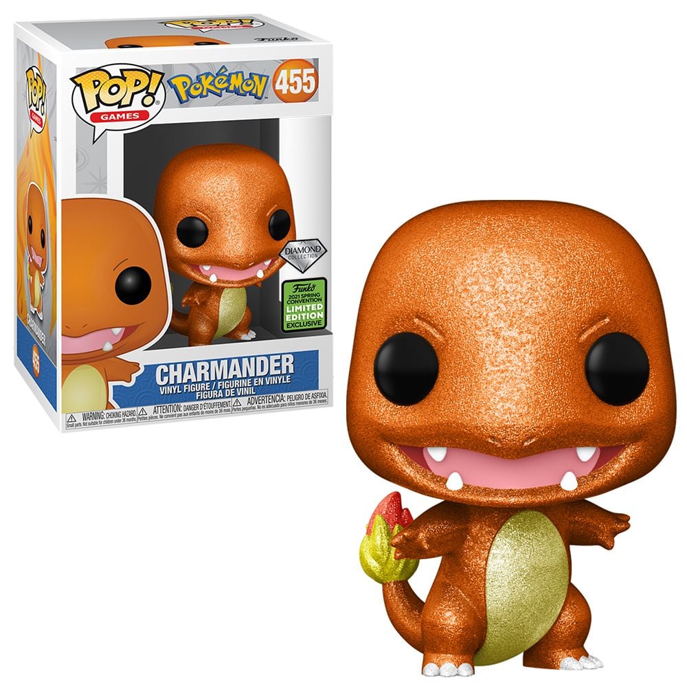 Charmander (Diamond 2021 Spring Con) #455 Pokemon Pop! Vinyl