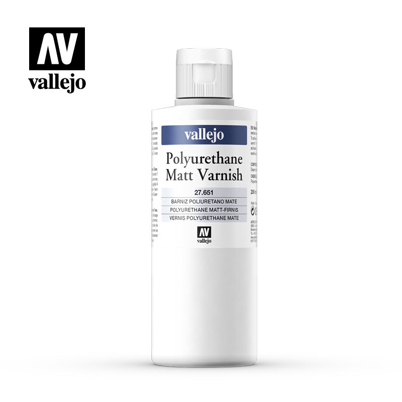 Vallejo Matte Polyurethane Varnish 200ml