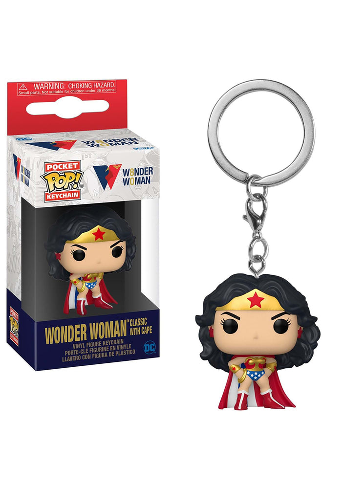 Wonder Woman (Classic with Cape) - Wonder Woman Pop! Keychain