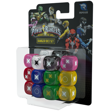 Power Rangers Heroes of the Grid Ranger Dice Set