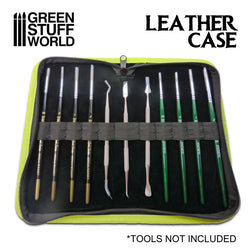 Premium Leather Case for Tools and Brushes - Green Stuff World