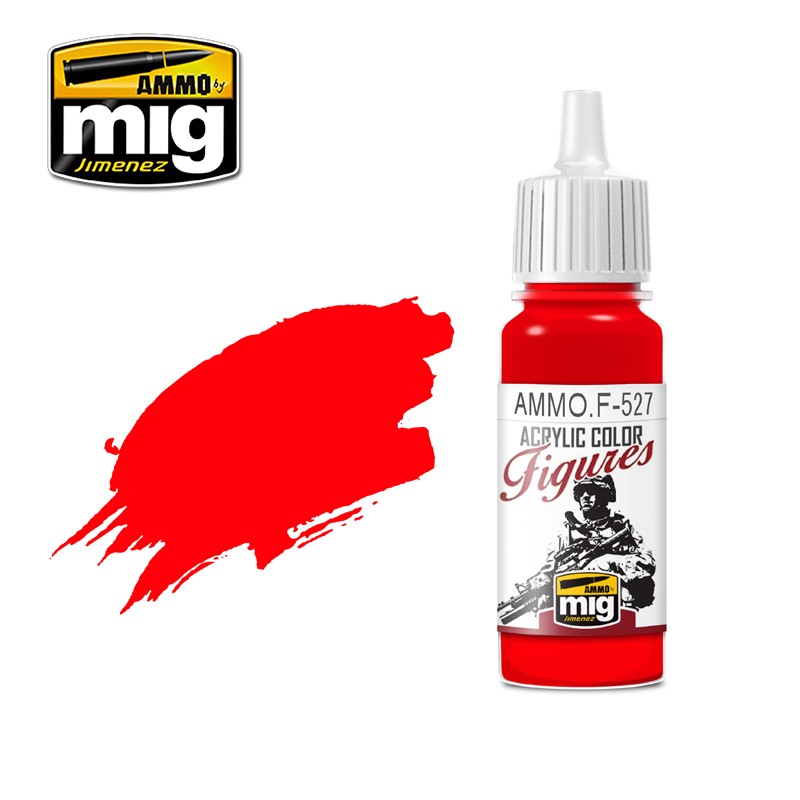 Ammo by MIG Figures Paints Pure Red 17ml