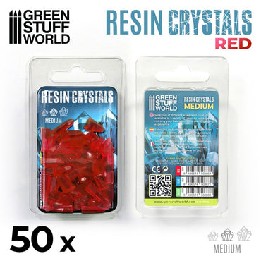 RED Resin Crystals - Medium - Green Stuff World
