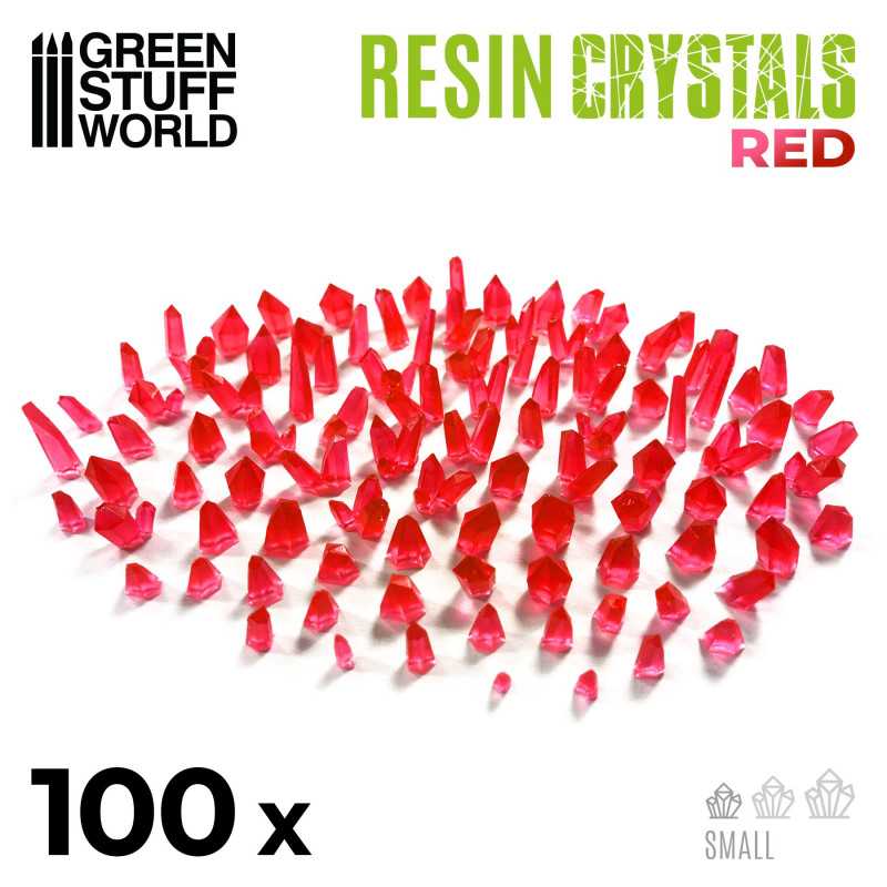 RED Resin Crystals - Small - Green Stuff World