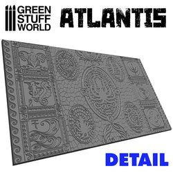 Textured Rolling Pin - Atlantis - Green Stuff World Roller