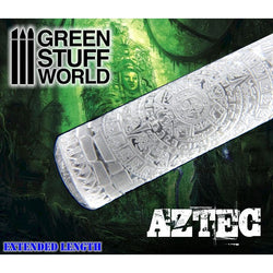 Textured Rolling Pin - Aztec - Green Stuff World Roller