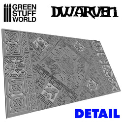 Textured Rolling Pin - Dwarven - Green Stuff World Roller