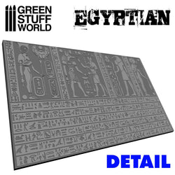 Textured Rolling Pin - EGYPTIAN - Green Stuff World Roller