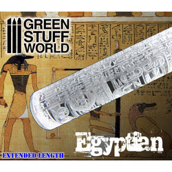 Textured Rolling Pin - EGYPTIAN - Green Stuff World Roller