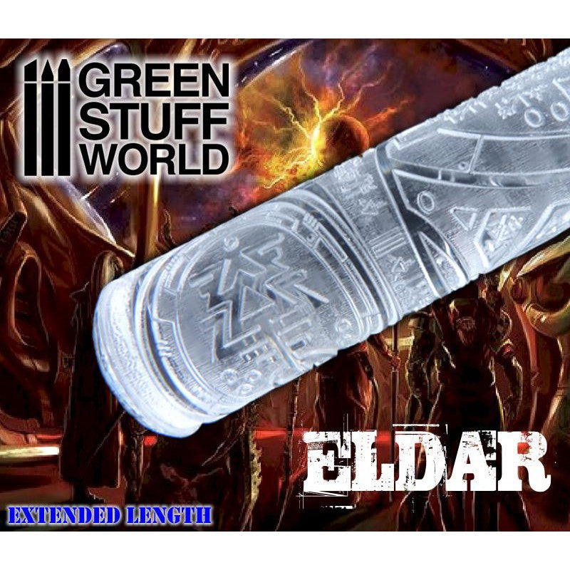 Textured Rolling Pin - Eldar - Green Stuff World Roller