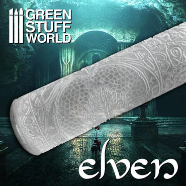 Textured Rolling Pin - Elven - Green Stuff World Roller