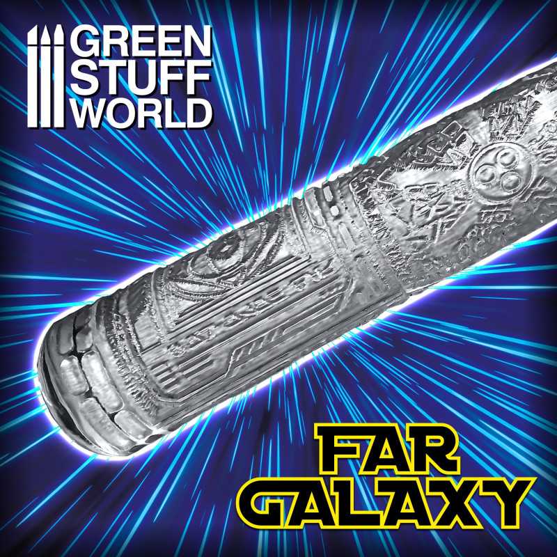Textured Rolling Pin - Far Galaxy - Green Stuff World Roller