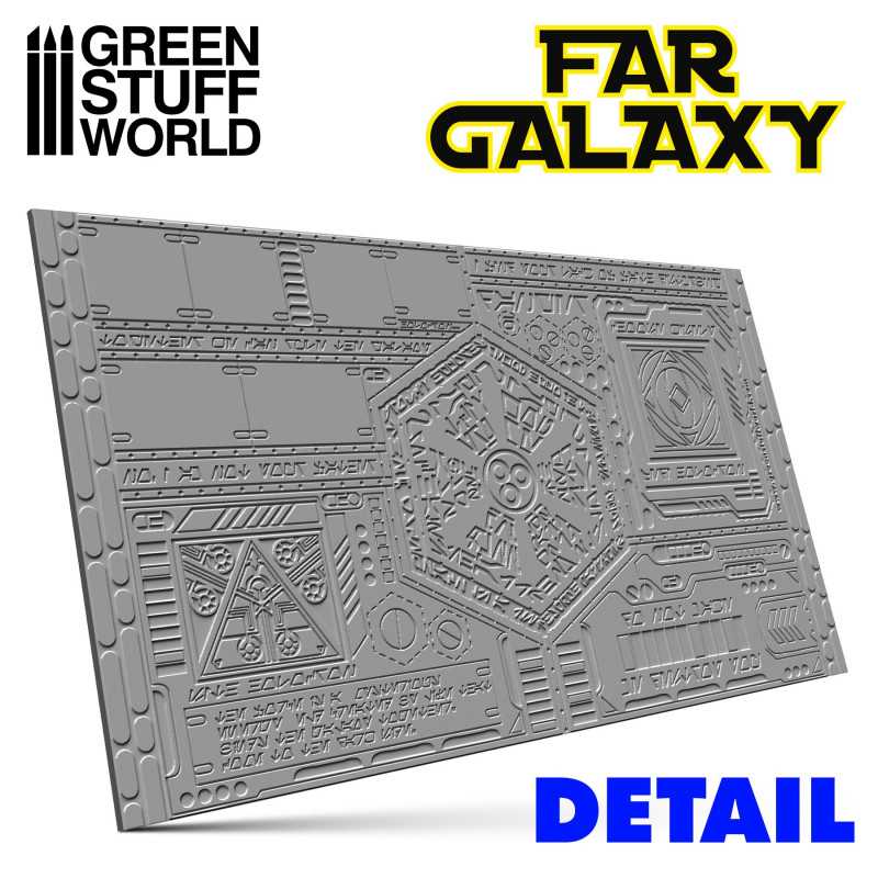 Textured Rolling Pin - Far Galaxy - Green Stuff World Roller