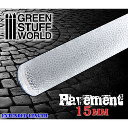 Textured Rolling Pin - Pavement 15mm - Green Stuff World Roller