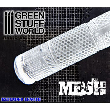 Textured Rolling Pin - MESH - Green Stuff World Roller