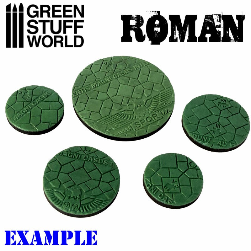 Textured Rolling Pin - ROMAN - Green Stuff World Roller