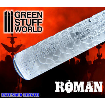 Textured Rolling Pin - ROMAN - Green Stuff World Roller