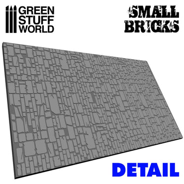 Textured Rolling Pin - Small Bricks - Green Stuff World Roller