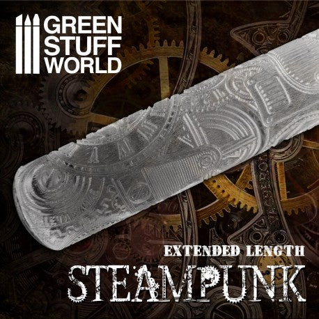 Textured Rolling Pin - STEAMPUNK - Green Stuff World Roller
