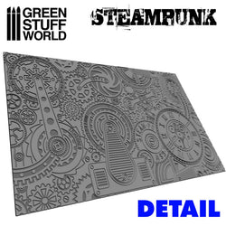Textured Rolling Pin - STEAMPUNK - Green Stuff World Roller