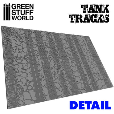 Textured Rolling Pin - Tank Tracks - Green Stuff World Roller