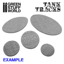 Textured Rolling Pin - Tank Tracks - Green Stuff World Roller