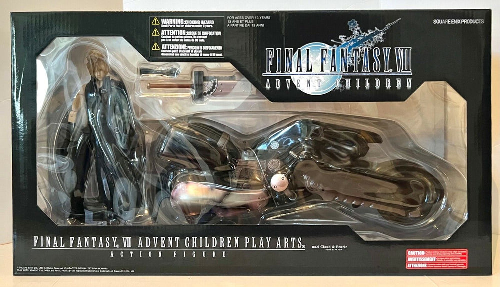 No. 0 Cloud & Fenrir - Final Fantasy VII Advent Children - Play Arts