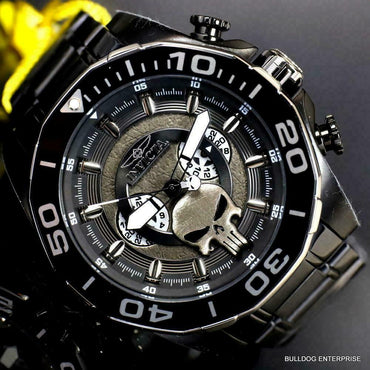 Invicta Marvel Punisher Rare Viper Numbered Limited Edition Swiss Chronograph