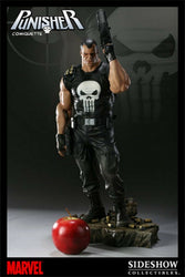 SIDESHOW EXCLUSIVE PUNISHER COMIQUETTE STATUE AVENGERS PREMIUM FIGURE - PRE-OWNED OUT OF BOX (DAMAGED)