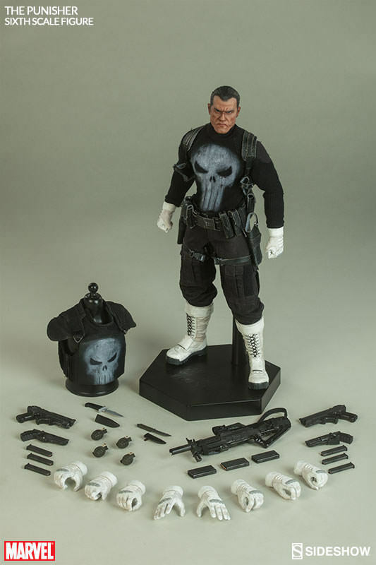 Punisher 1/6th Scale Sideshow Figure - Pre-Owned