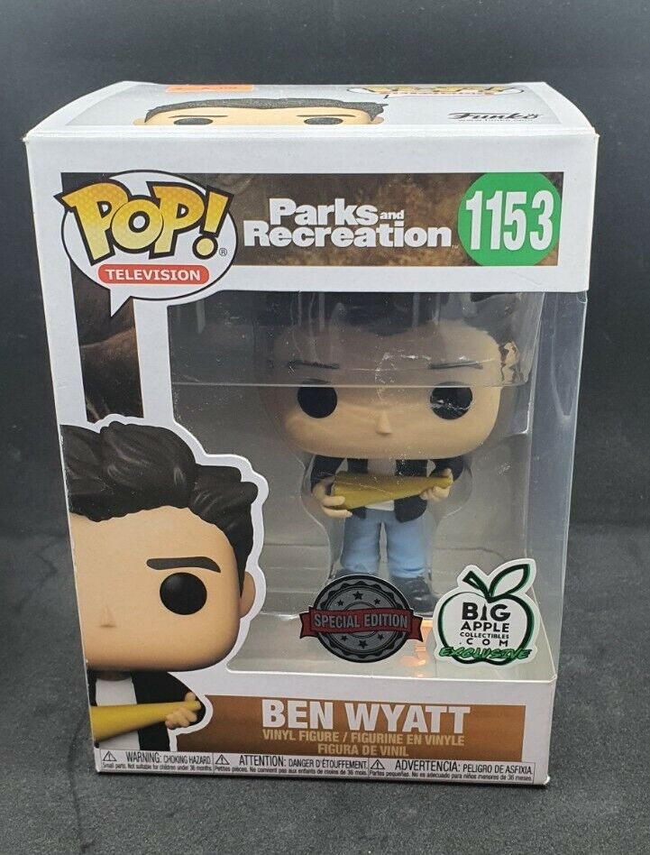 Ben Wyatt (Big Apple Special Edition) #1163 Parks and Recreation Pop! Vinyl