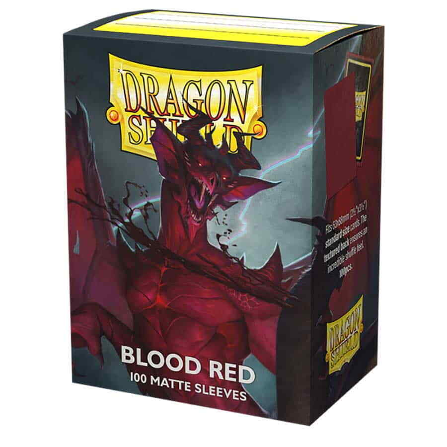 Sleeves - Dragon Shield - Box 100 - Blood Red MATTE