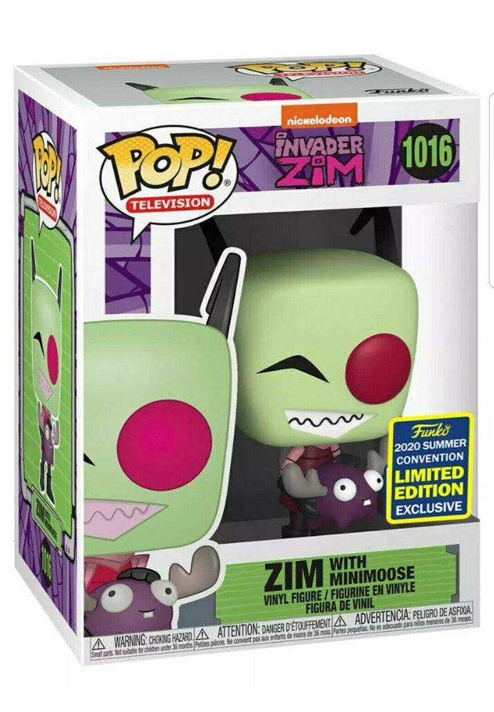 Zim with Minimoose #1016 Invader Zim Pop! Vinyl