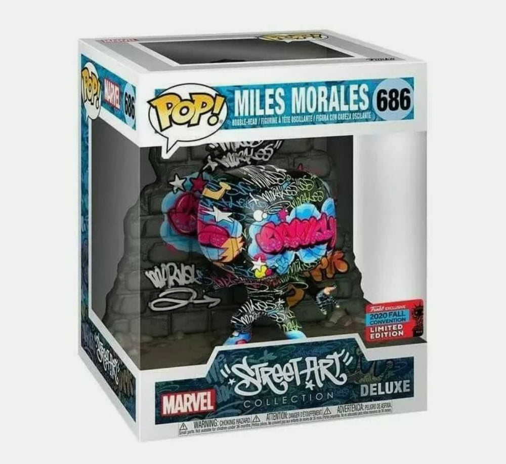 Miles Morales (2020 Fall Convention ) #686 Street Art Collection Pop! Vinyl