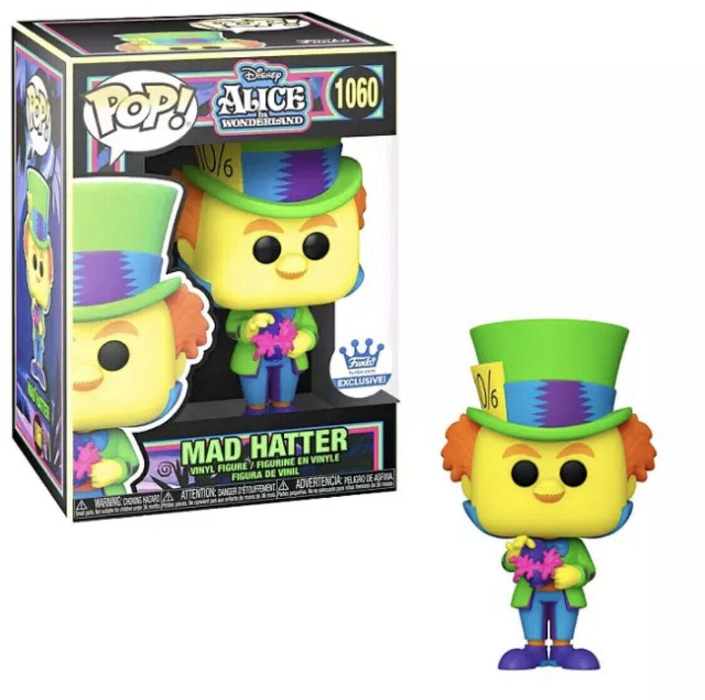 Mad Hatter (Black Light Exclusive) #1060 Alice in Wonderland Pop! Vinyl