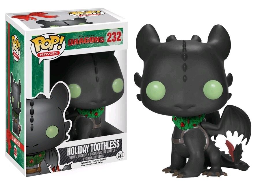 Holiday Toothless #232 Dragons Pop! Vinyl