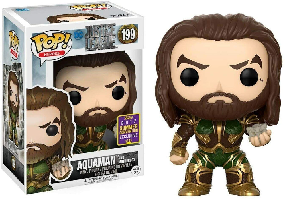 Aquaman and Motherbox (2017 Summer Convention) #199 DC Justice League Pop! Vinyl