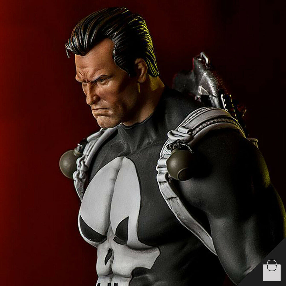 Iron Studios Punisher Statue Figure Marvel Frank Castle Rare Limited Ed 1:10