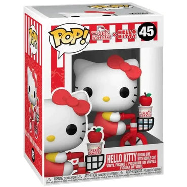Hello Kitty (Riding Bike With Cup Noodles) #45 Hello Kitty Pop! Vinyl