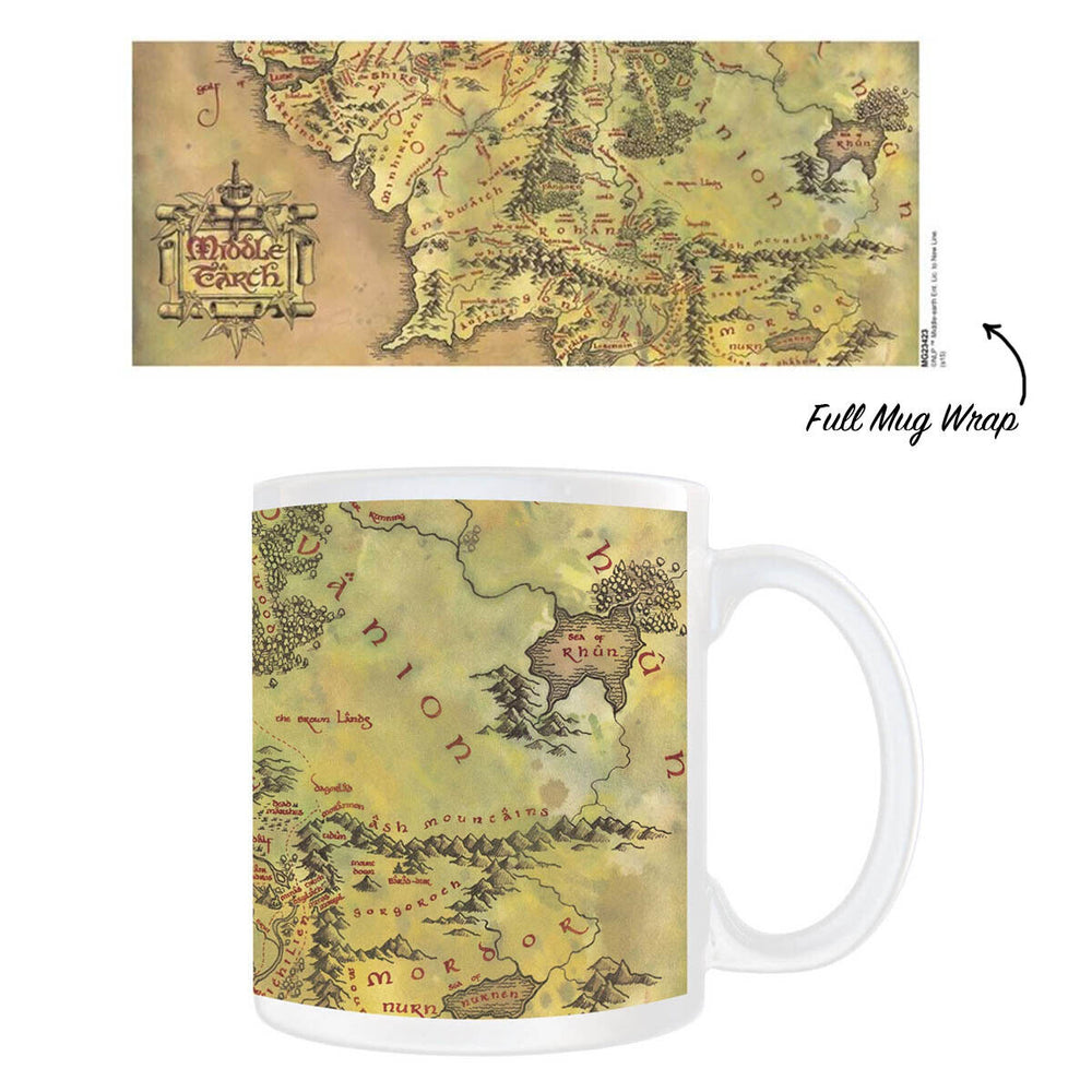 The Lord of the Rings - Map of Middle Earth Mug