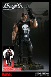 SIDESHOW EXCLUSIVE PUNISHER COMIQUETTE STATUE AVENGERS PREMIUM FIGURE - PRE-OWNED OUT OF BOX (DAMAGED)