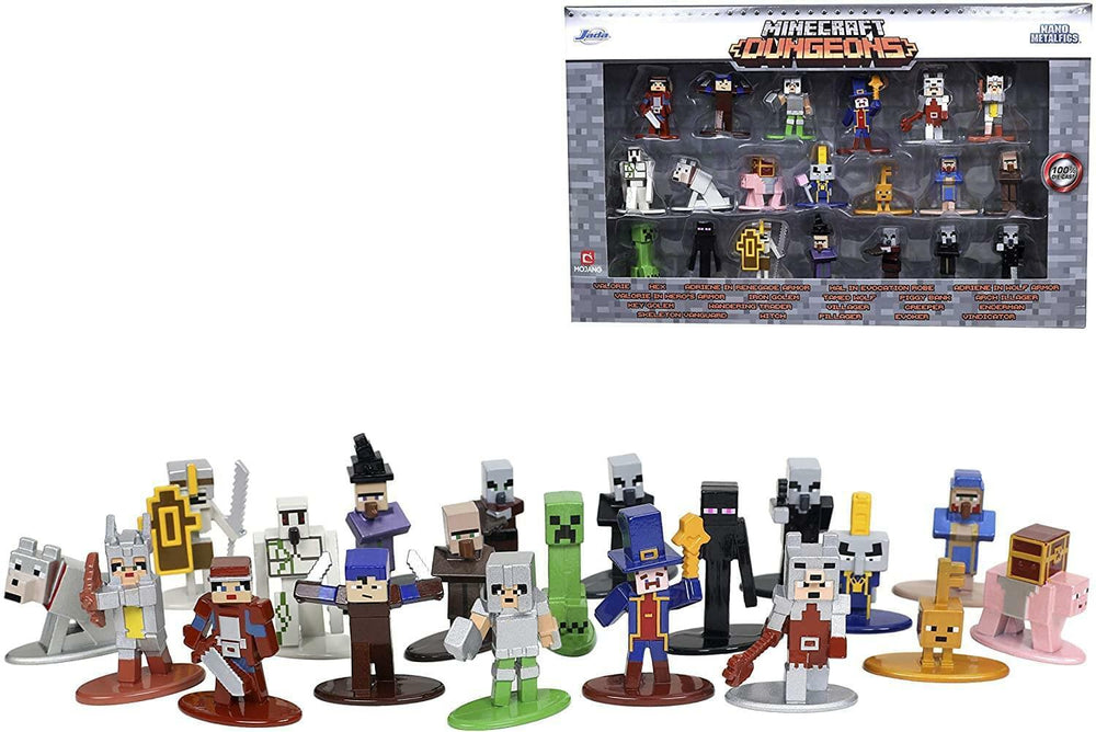Minecraft - Dungeons Nano Metalfigs 20-pack