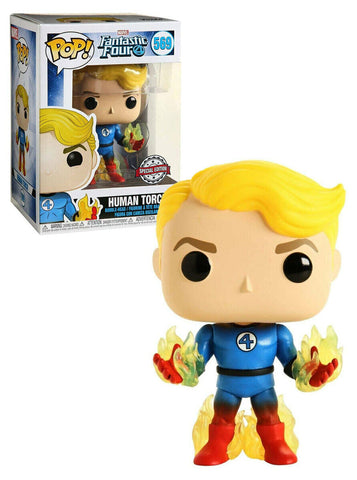 Human Torch (Special Edition) #569 Marvel Fantastic Four Pop! Vinyl