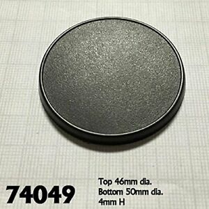 Reaper Miniatures - 50mm Round Gaming Base (10)