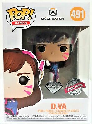 D. va (Diamond Special Edition) #491 Overwatch Pop! Vinyl