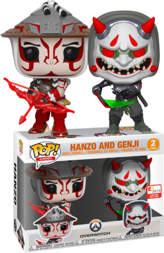 Hanzo and Genji (E3 2019) 2 Pack Overwatch Funko Pop! Vinyl